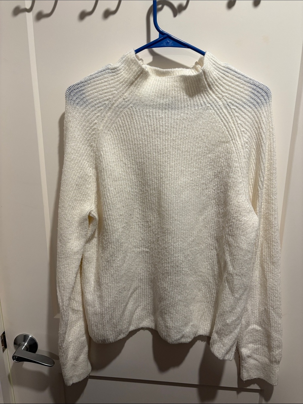 Halogen Cream High-Neck Women's Sweater